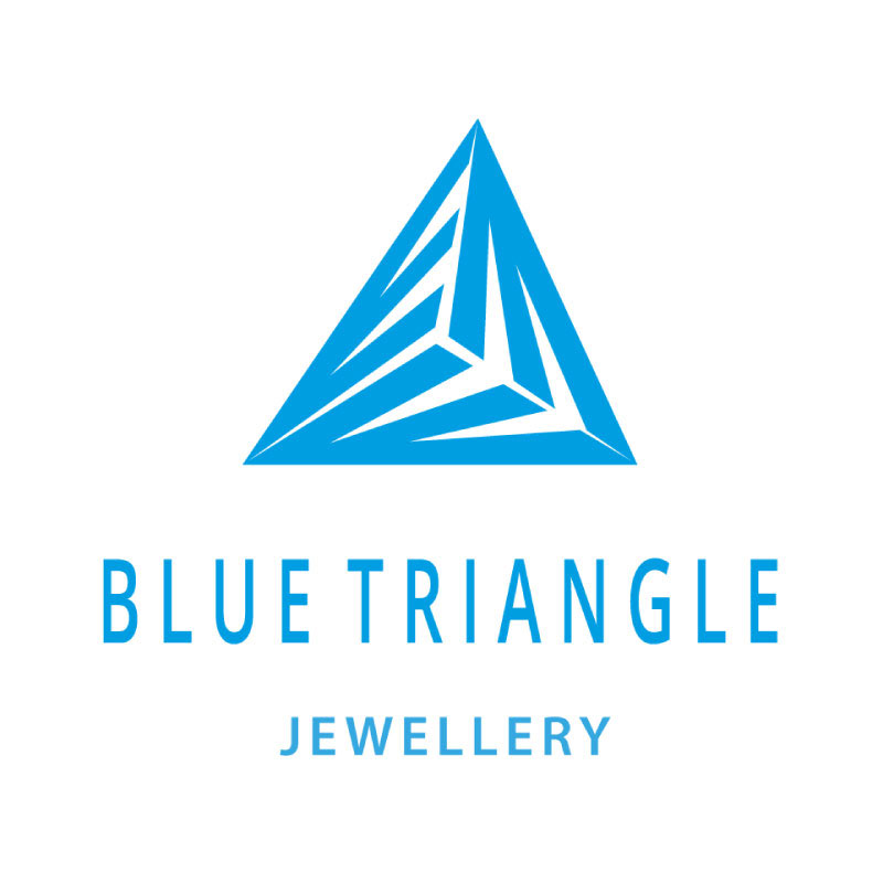 Blue Triangle Jewellery Logo Design by Liquidigloo a Creative logo designer in Congleton and Cheshire